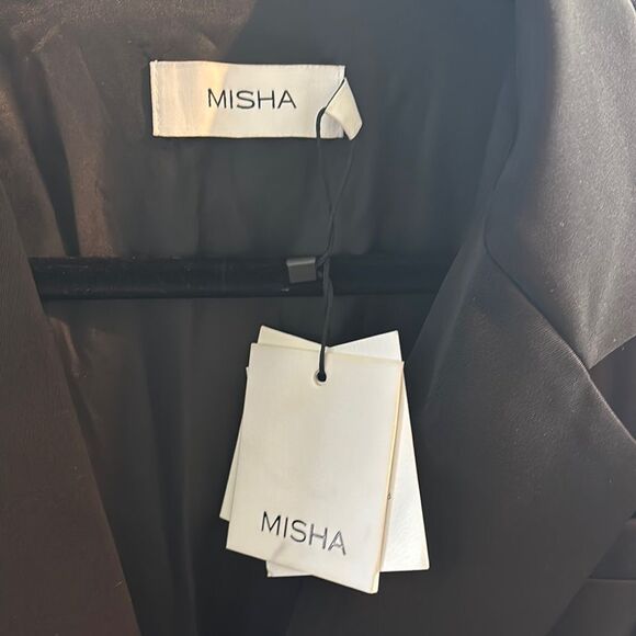 Sale 🔥 MISHA Cassius Black Women's Jumpsuit. Size XL - Picture 4 of 13